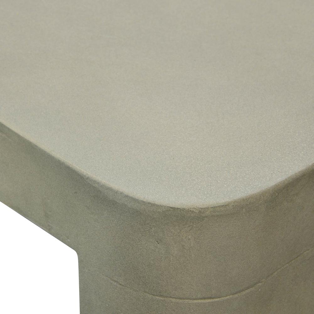 Hudson Dining Bench - Lime Grey Concrete Finish - Bench