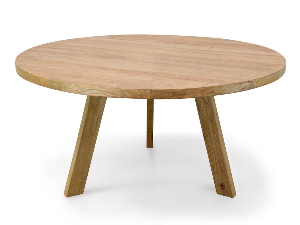 Hunter Reclaimed Elm Wood 1.5m Round Dining Table - Dining Tables