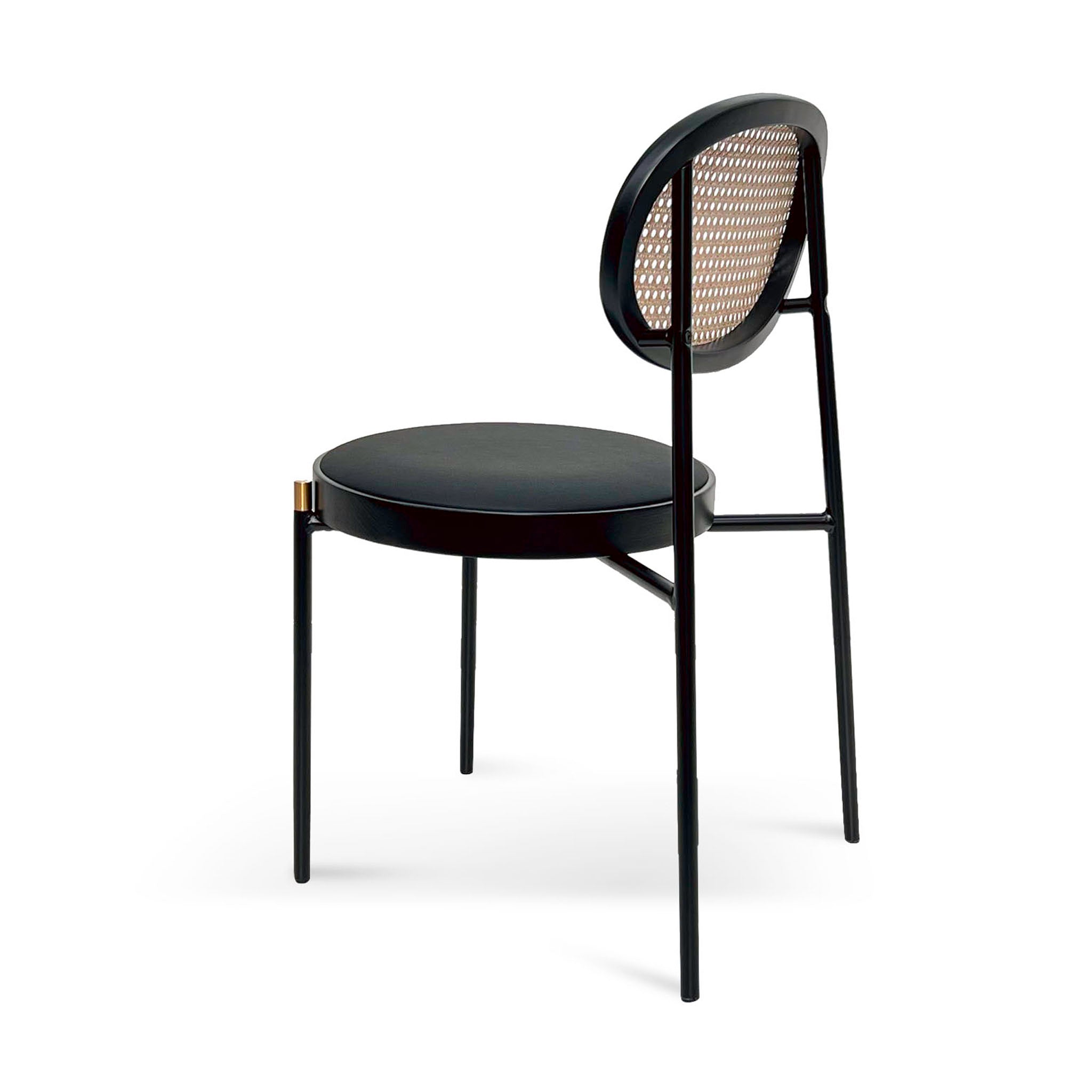 Isla Natural Rattan Dining Chair - Black - Dining Chairs