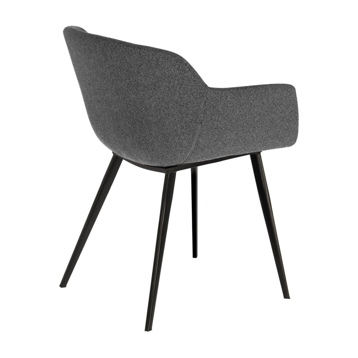 Jamila Fabric Dining Chair - Charcoal - Dining Chairs