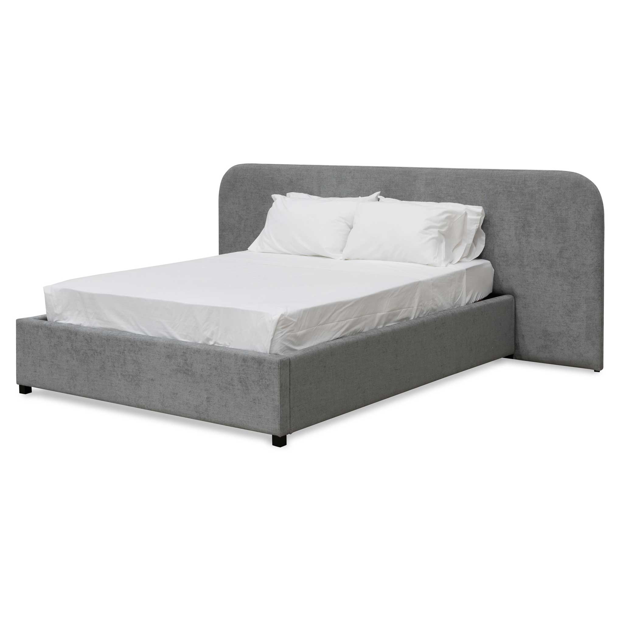 Jasper Queen Bed Frame - Fossil Grey - Beds