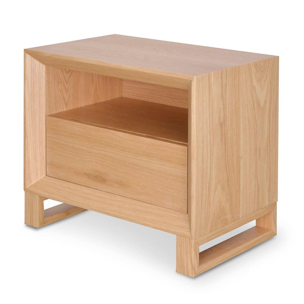 Jayce Bedside Table - Natural Oak - Bedside Tables