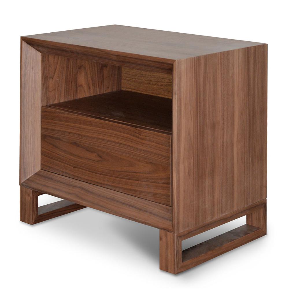 Jayce Bedside Table - Walnut - Bedside Tables