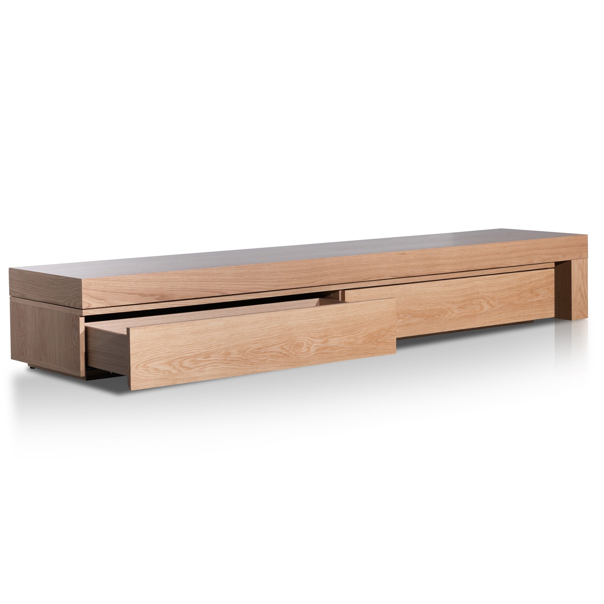 Katherine Extendable TV Stand - Natural Oak - TV Units