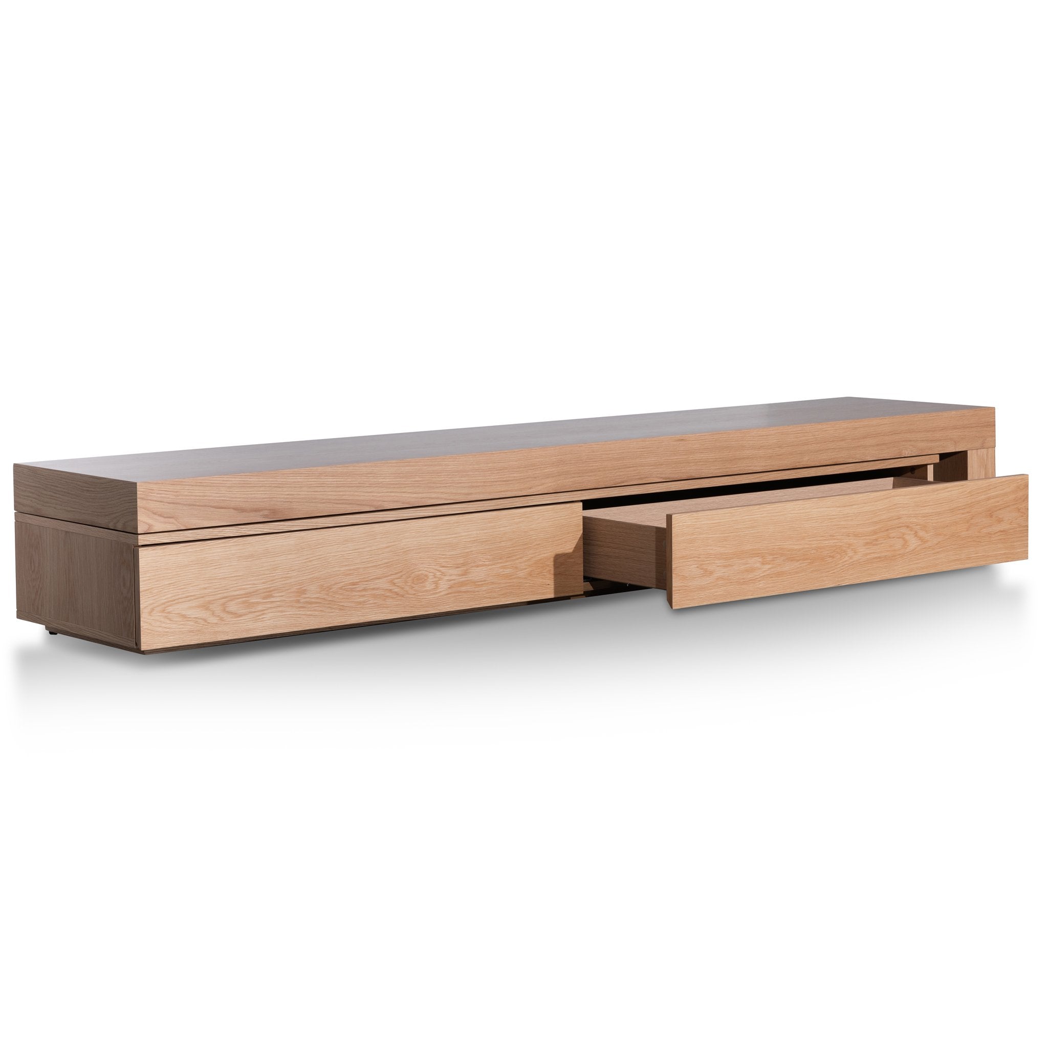 Katherine Extendable TV Stand - Natural Oak - TV Units