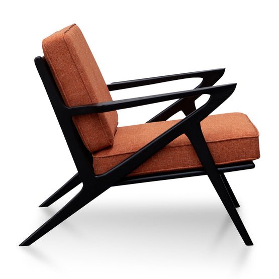 Kyle Armchair - Papaya Orange - Armchairs