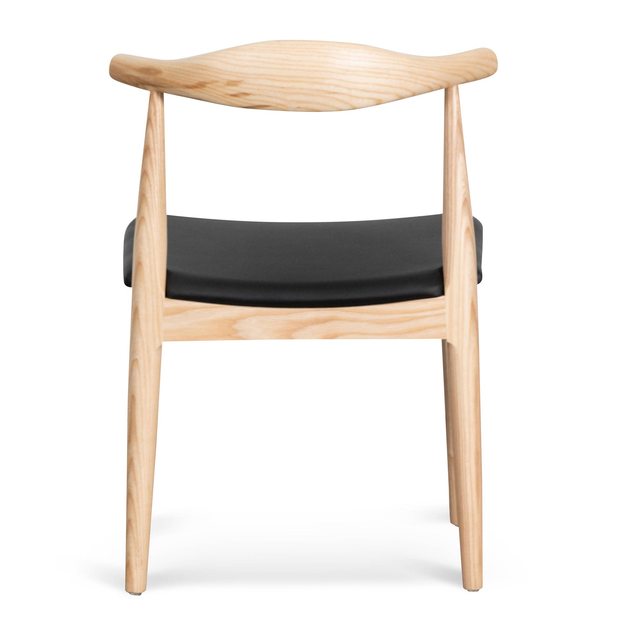 Liam Dining Chair - Natural Ash with Leather Seat - Dining Chairs