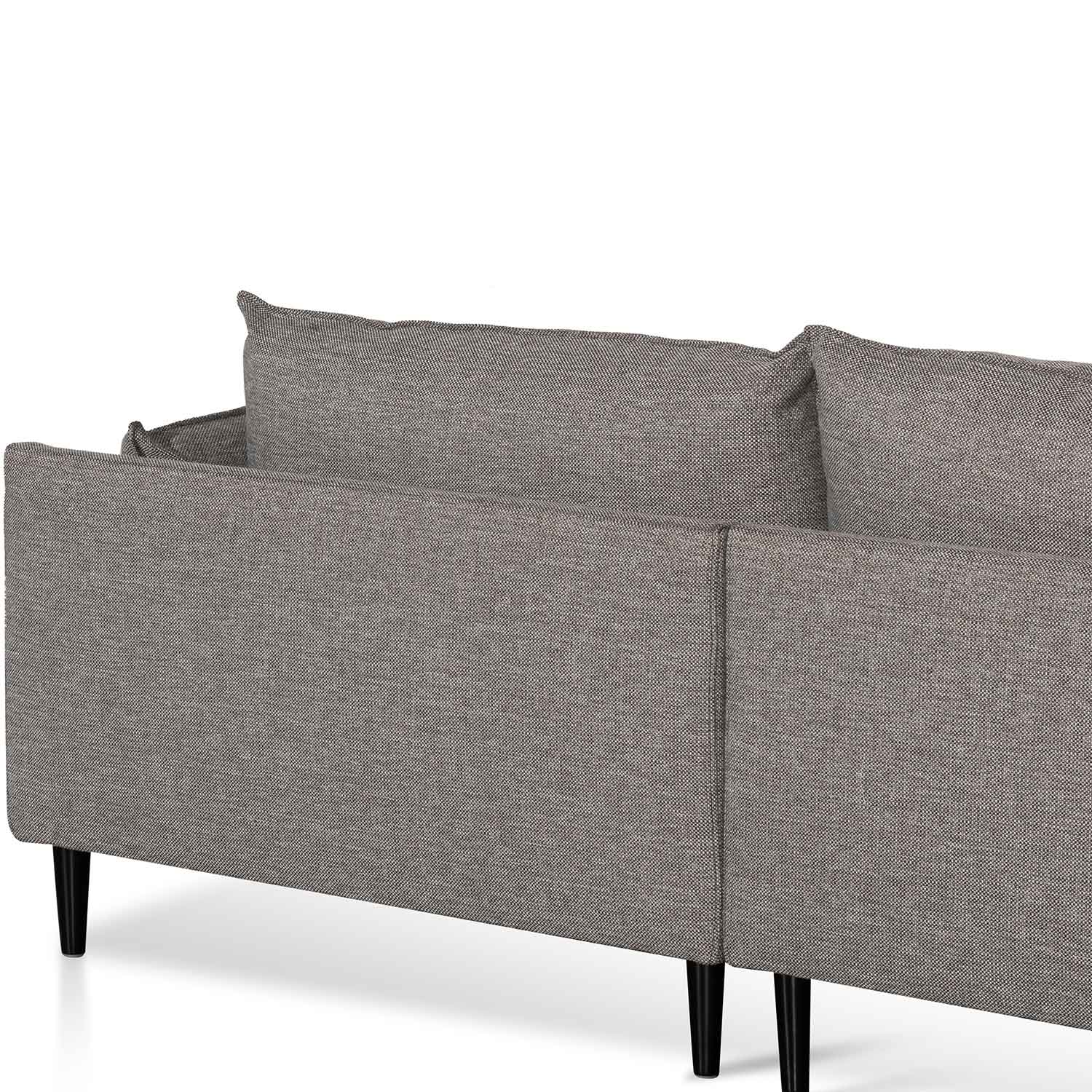 Lucio 4S Right Chaise Sofa - Graphite Grey - Sofas