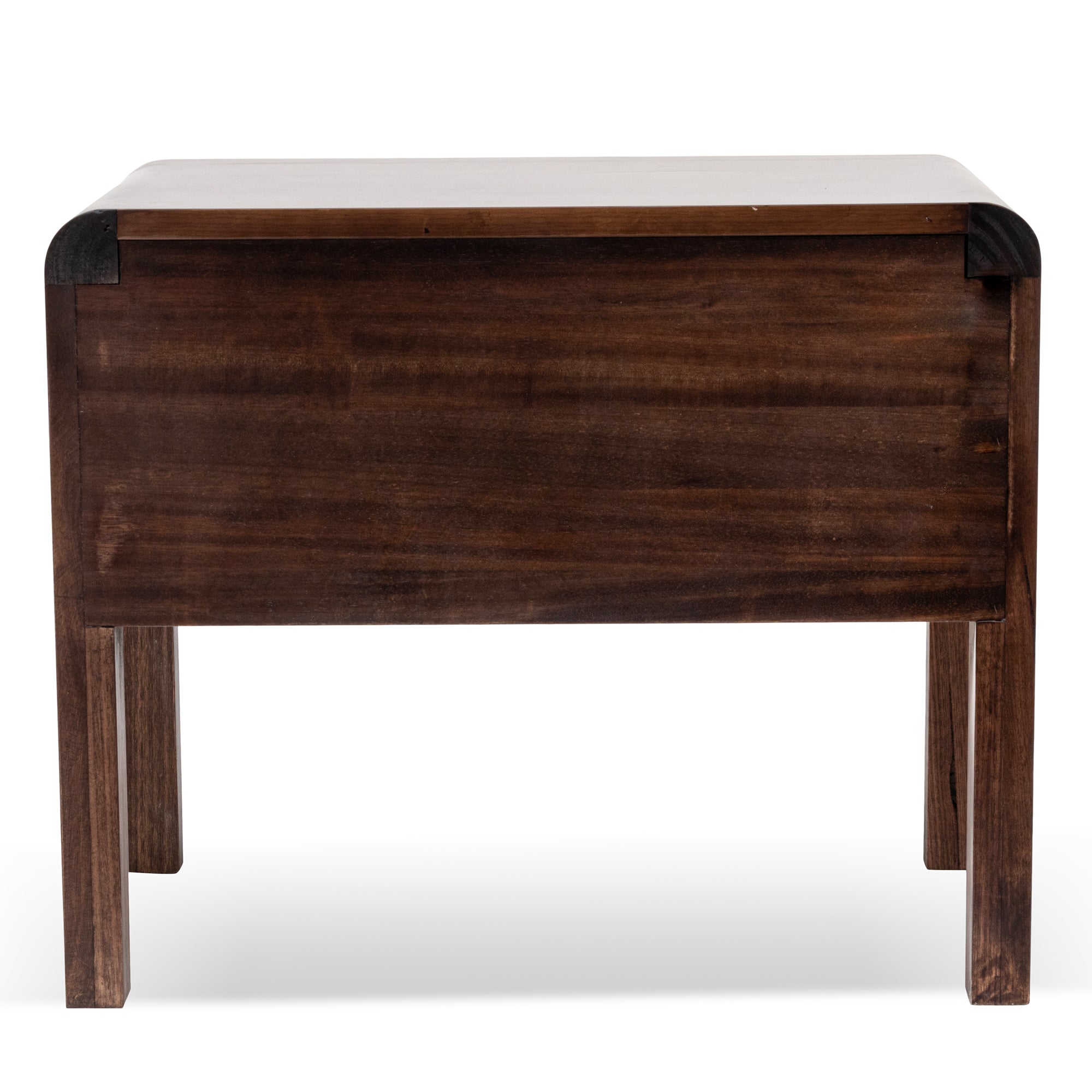 Lulu Single Drawer Bedside Table - Walnut - Bedside Tables