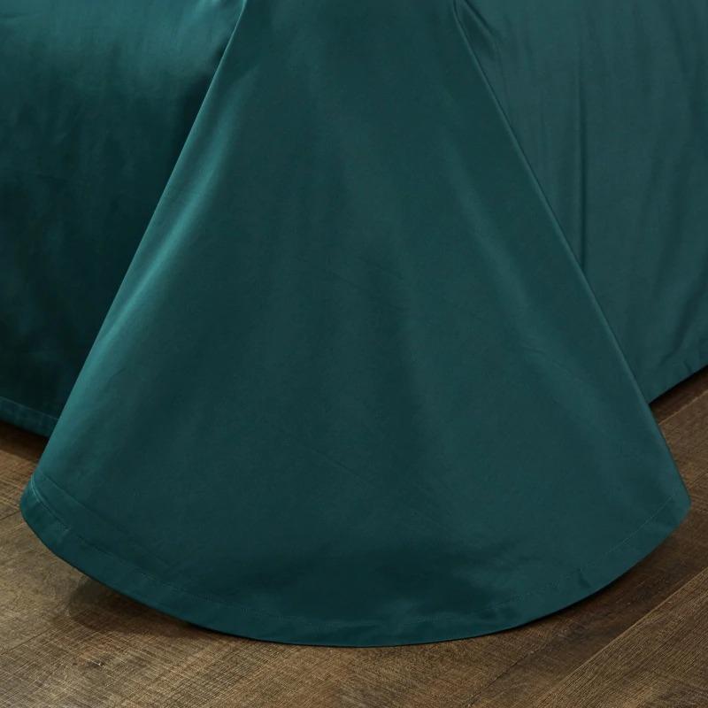 Luxurious 1200-Thread-Count Green Duvet Cover Set (Egyptian Cotton) - Duvet Covers