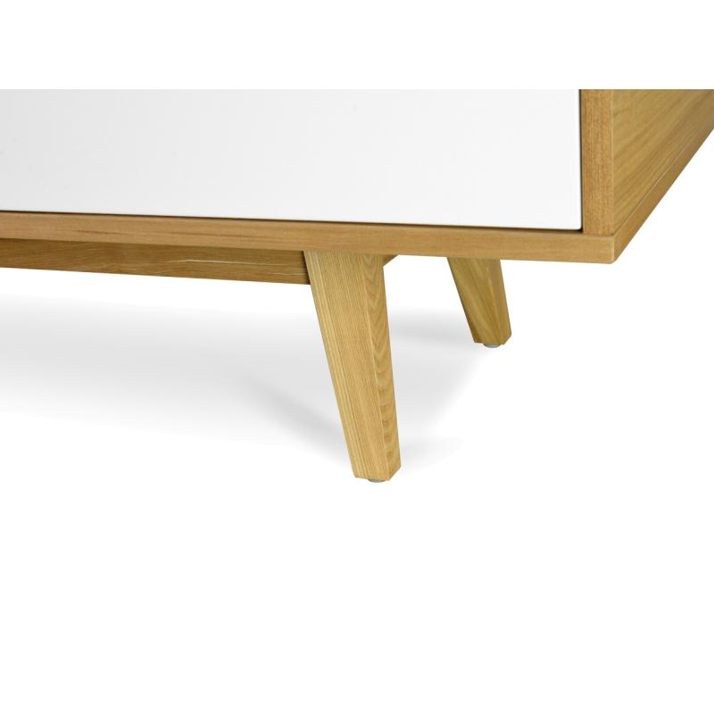 Magnus Wooden Scandinavian TV Unit - Lowline - Natural - TV Units