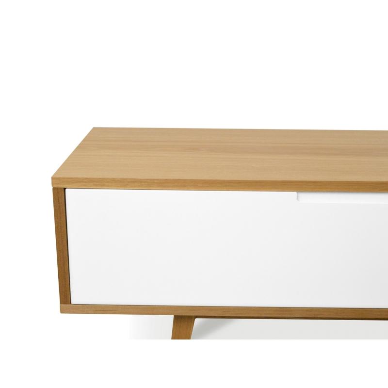 Magnus Wooden Scandinavian TV Unit - Lowline - Natural - TV Units