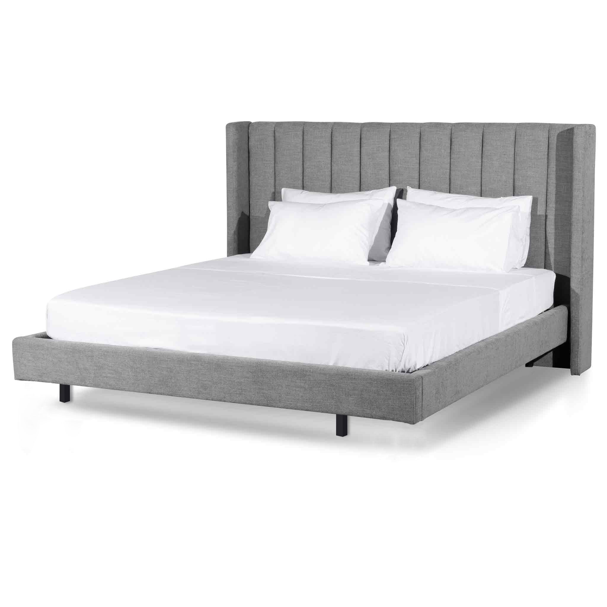 Mark Queen Bed Frame - Flint Grey - Beds