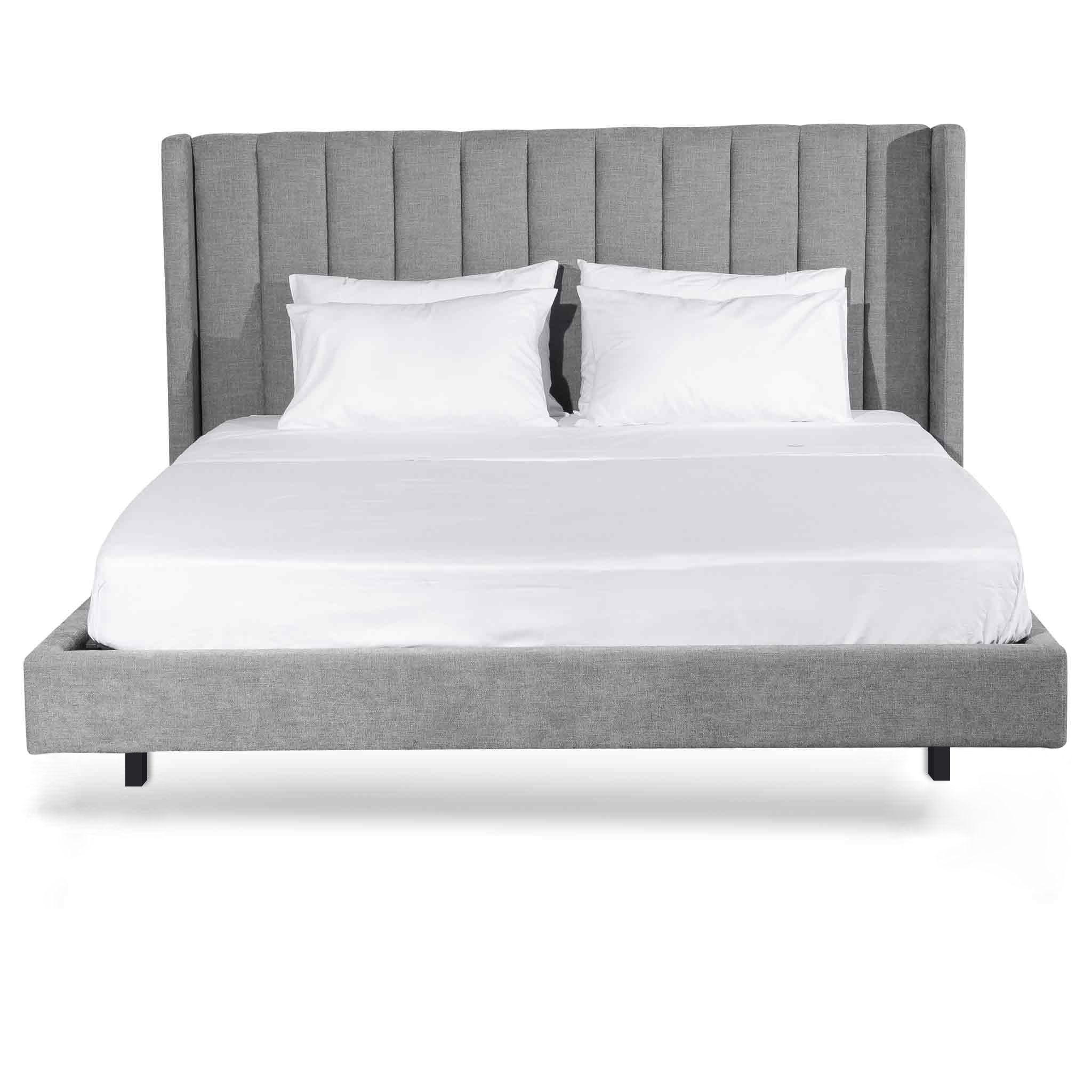 Mark Queen Bed Frame - Flint Grey - Beds