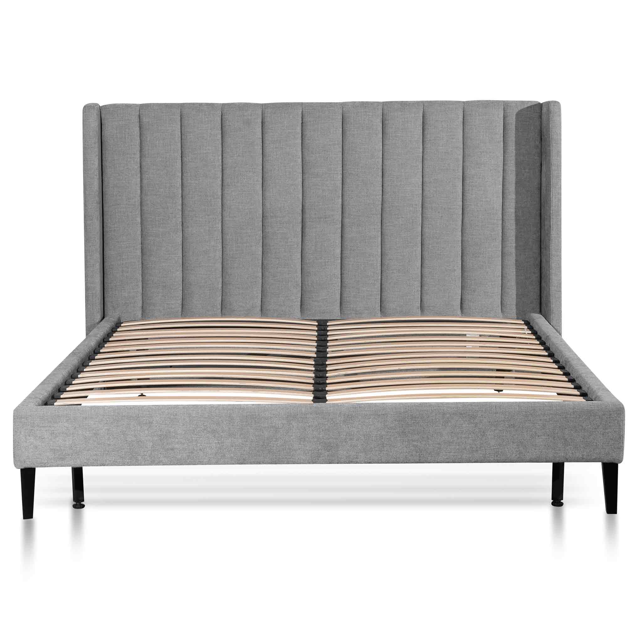 Mark Queen Bed Frame - Grey - Beds