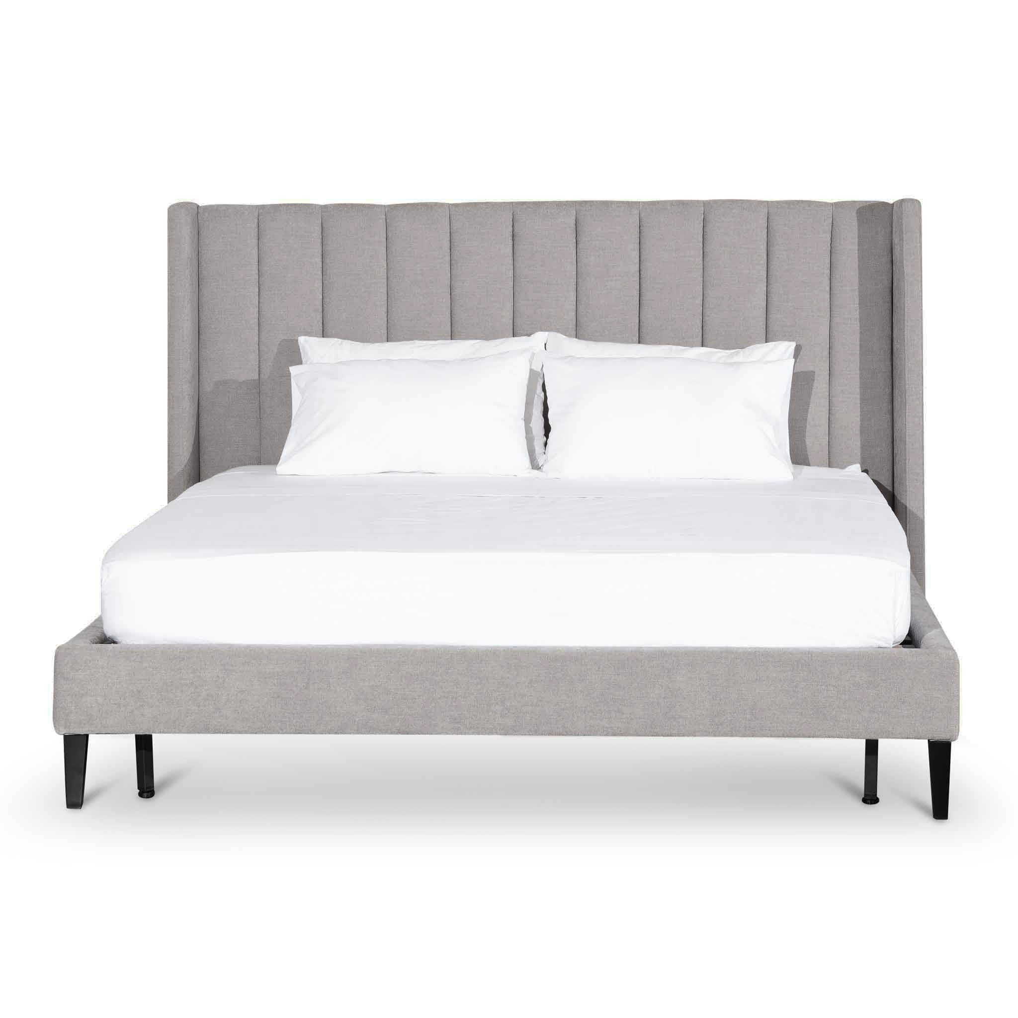 Mark Queen Bed Frame - Oyster Beige - Beds