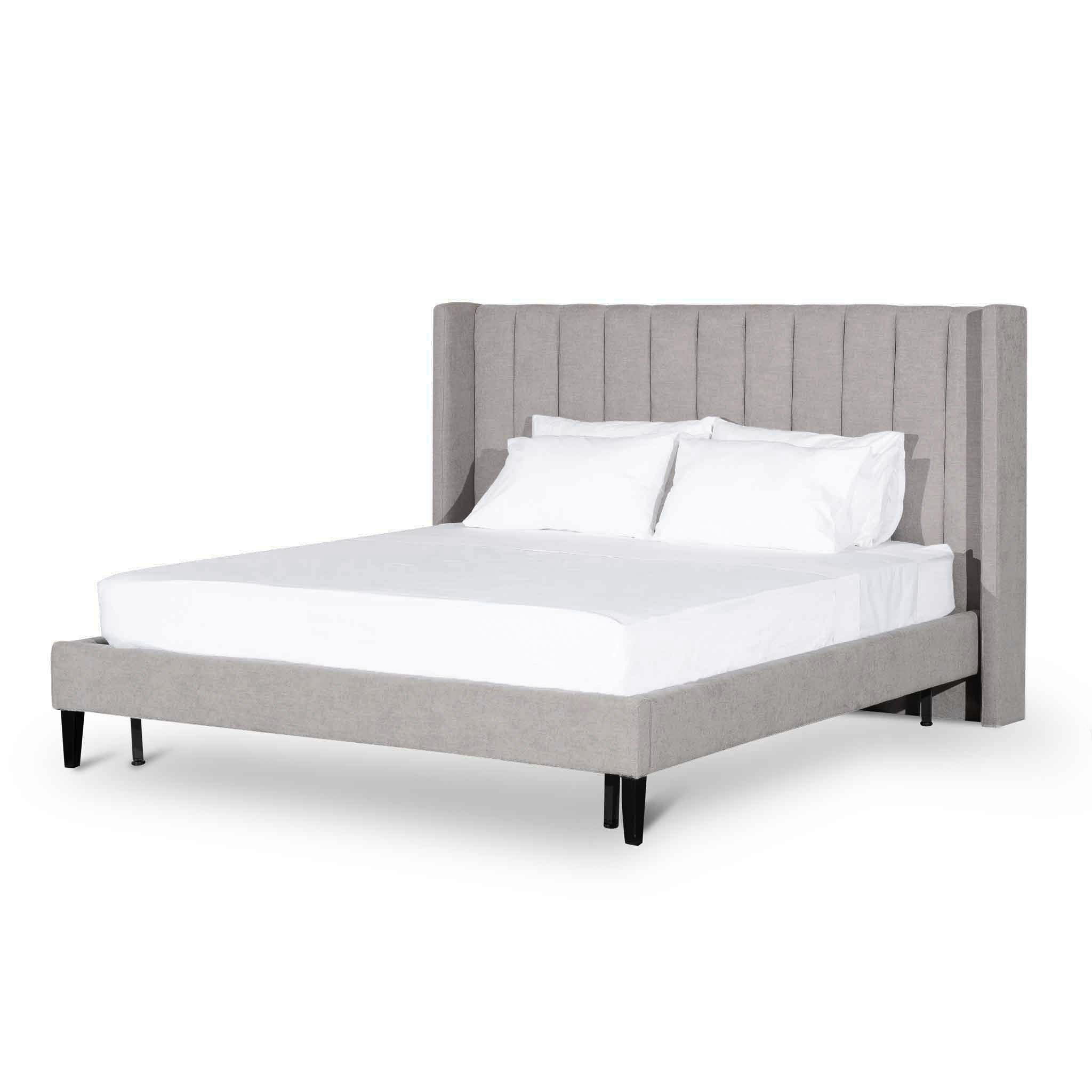 Mark Queen Bed Frame - Oyster Beige - Beds