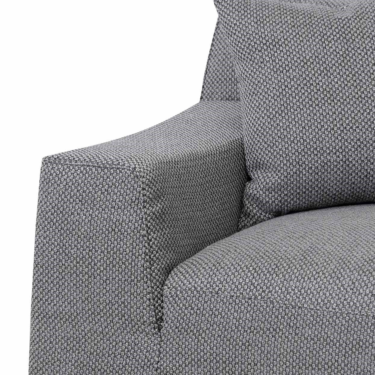 Mason 3S Right Chaise Sofa - Noble Grey - Sofas