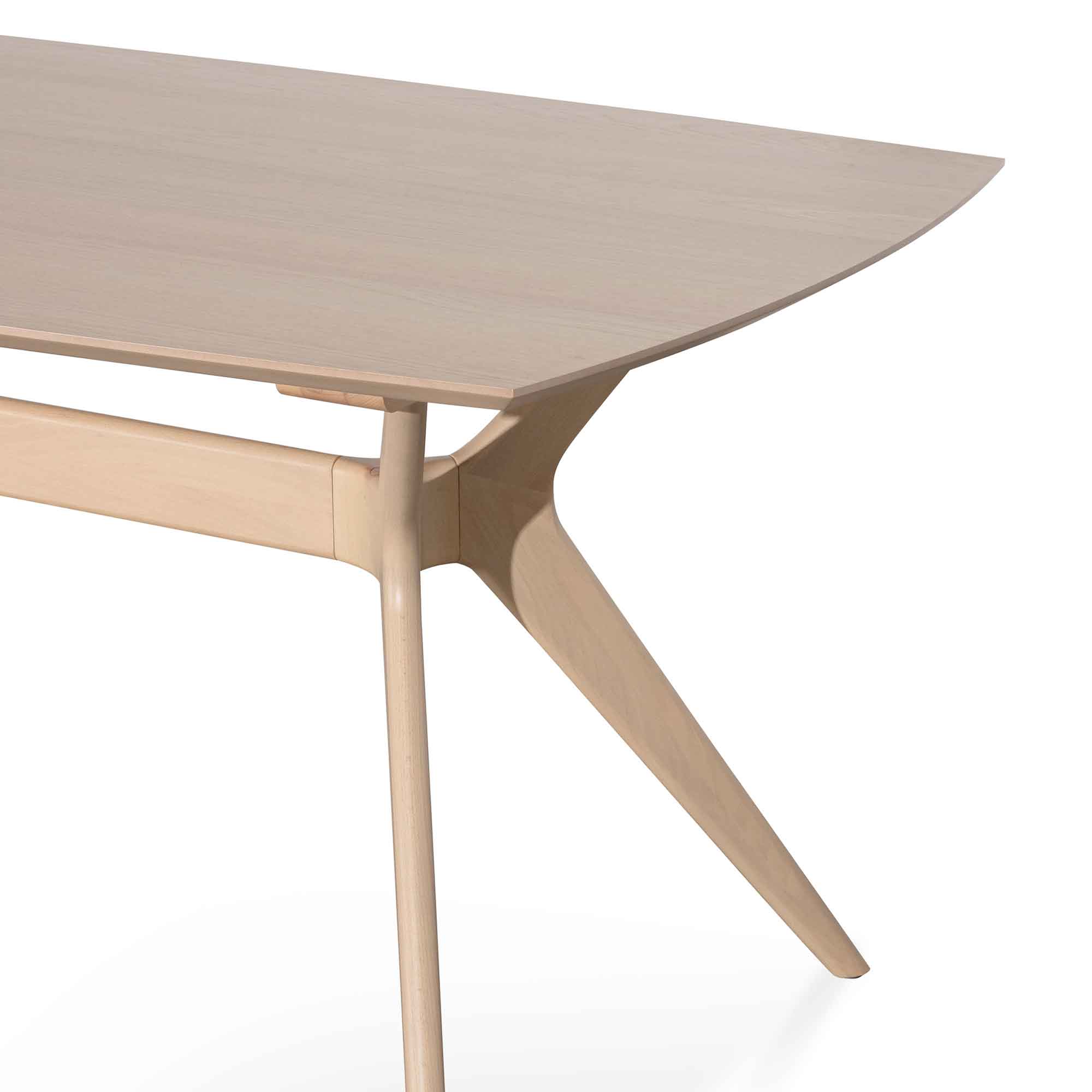 Maya 1.85m Dining Table - Pale Oak - Dining Tables