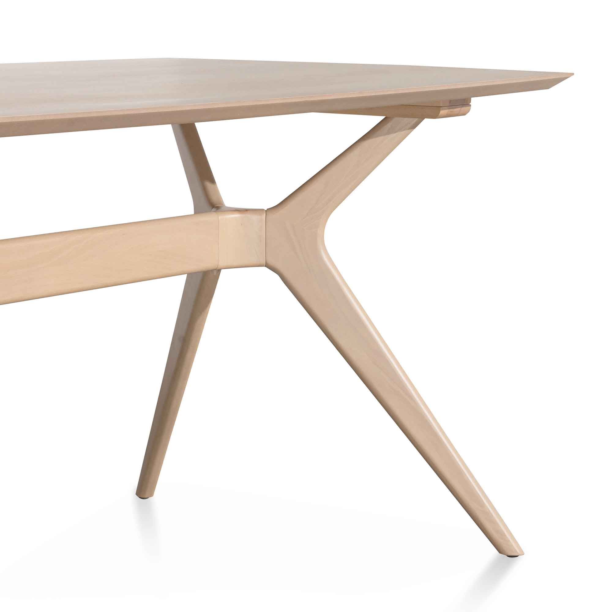 Maya 1.85m Dining Table - Pale Oak - Dining Tables