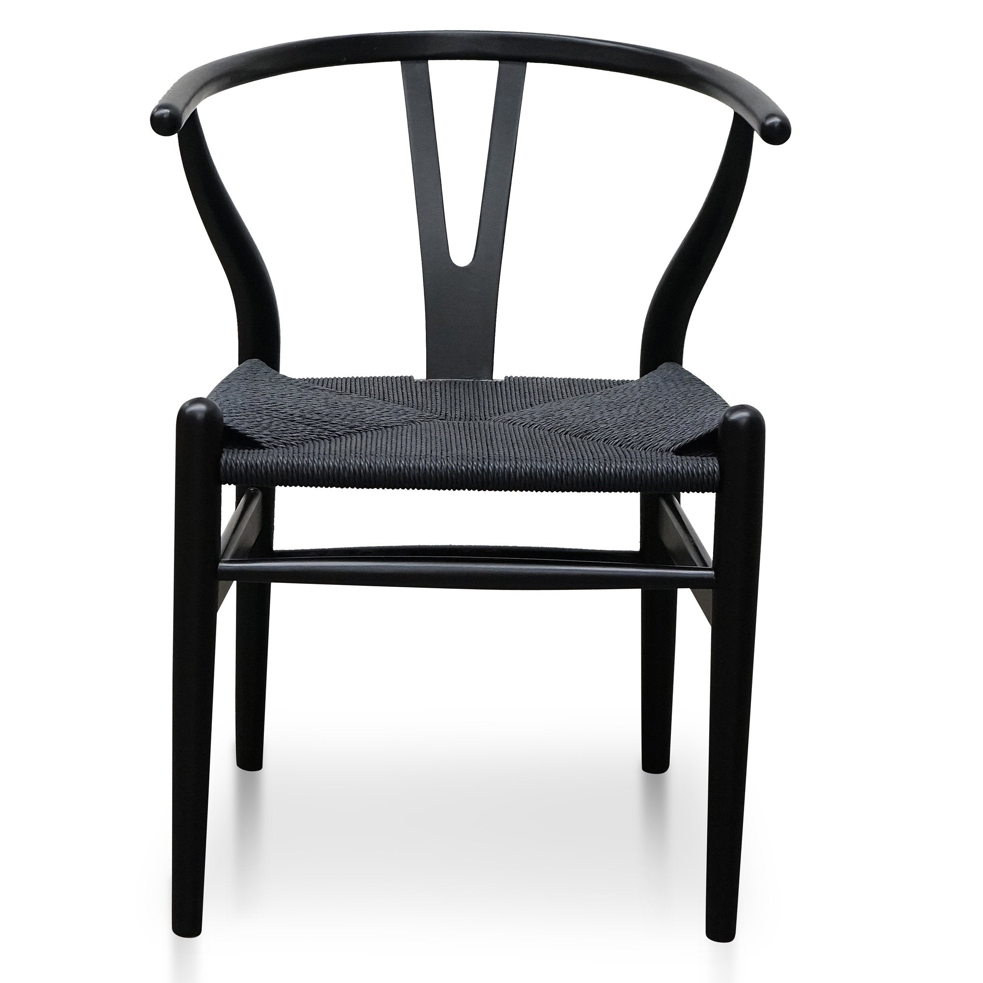 Mia Wooden Dining Chair - Full Black - Dining Chairs