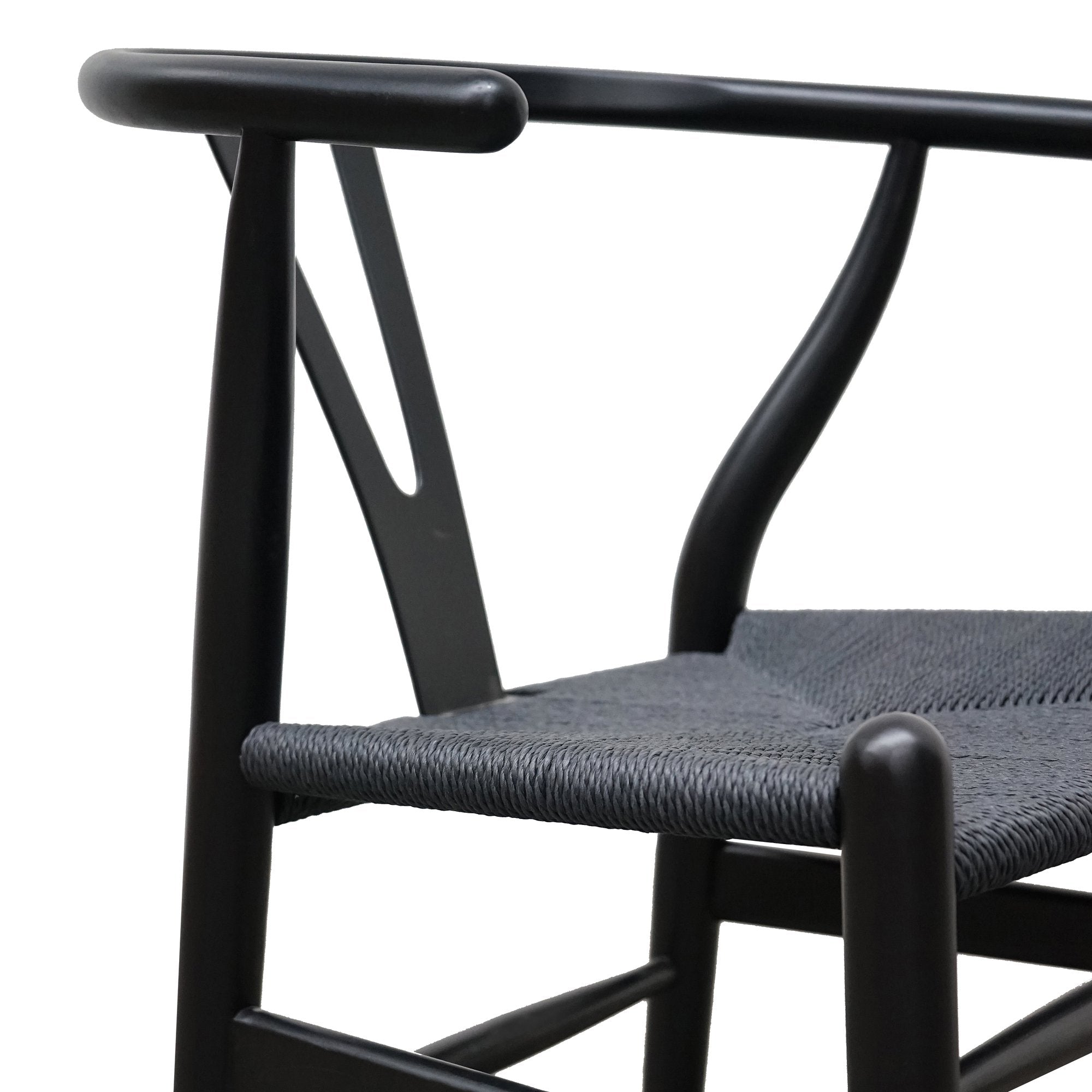 Mia Wooden Dining Chair - Full Black - Dining Chairs