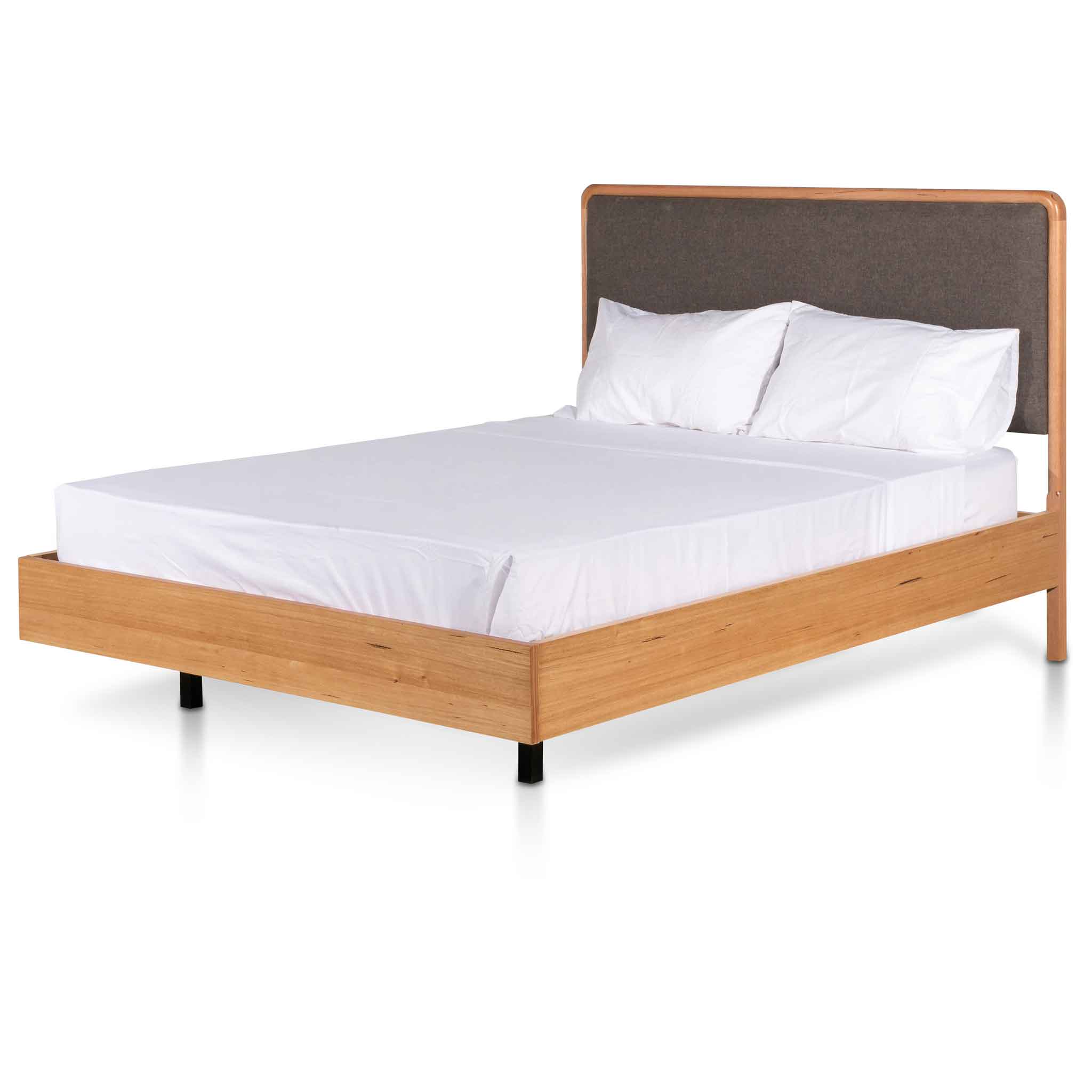 Milo King Bed Frame - Messmate - Beds