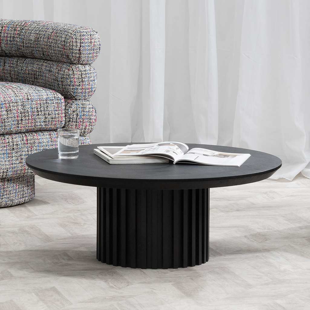 Nathan Wooden Round Coffee Table - Coffee Table