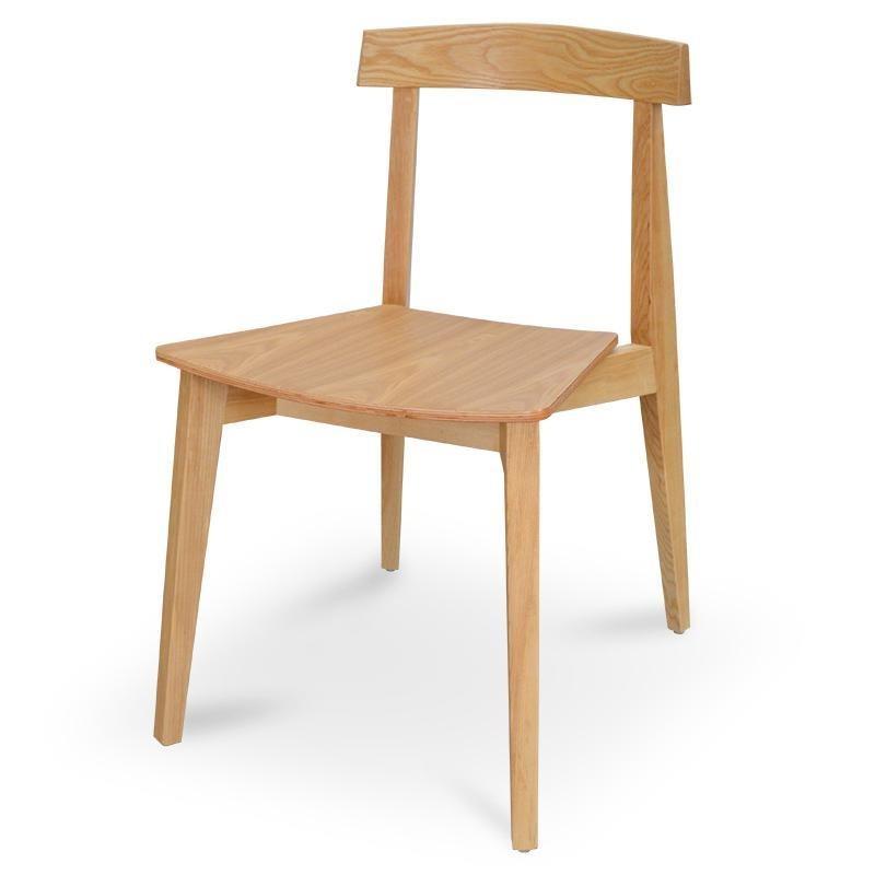 Noah Wood Dining Chair - Natural - Dining Chairs