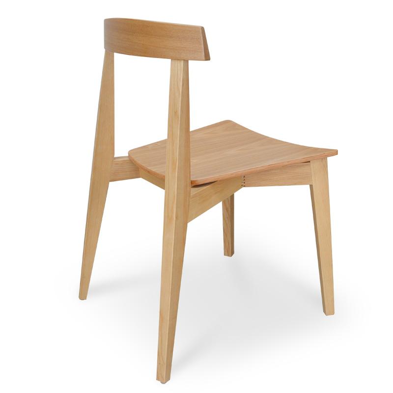 Noah Wood Dining Chair - Natural - Dining Chairs