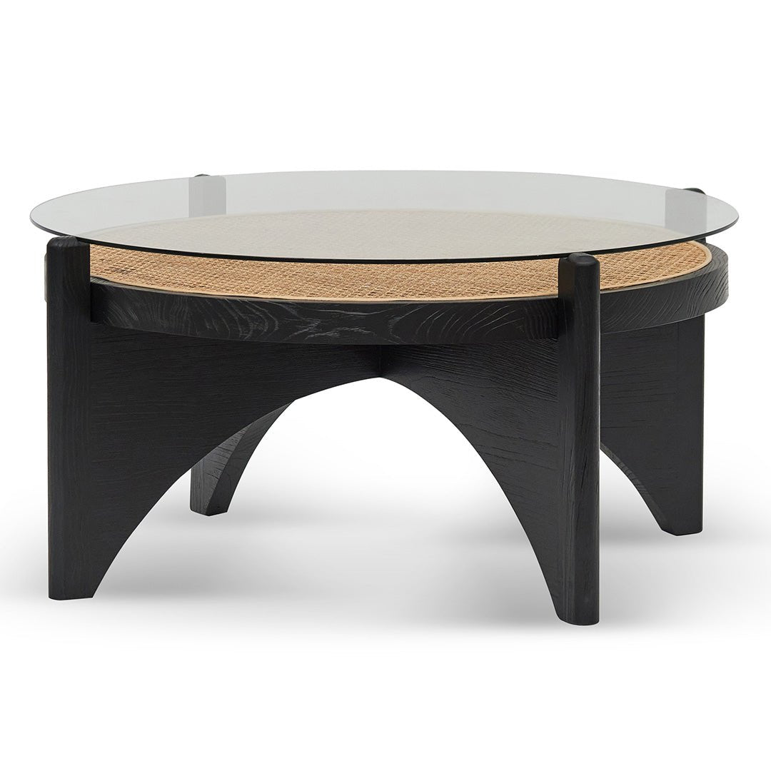 Nolan Round Glass Coffee Table - Coffee Table