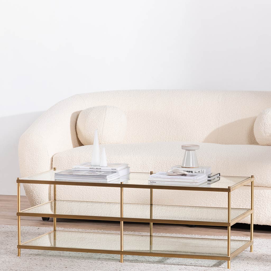 Olivia Glass Coffee Table - Coffee Table