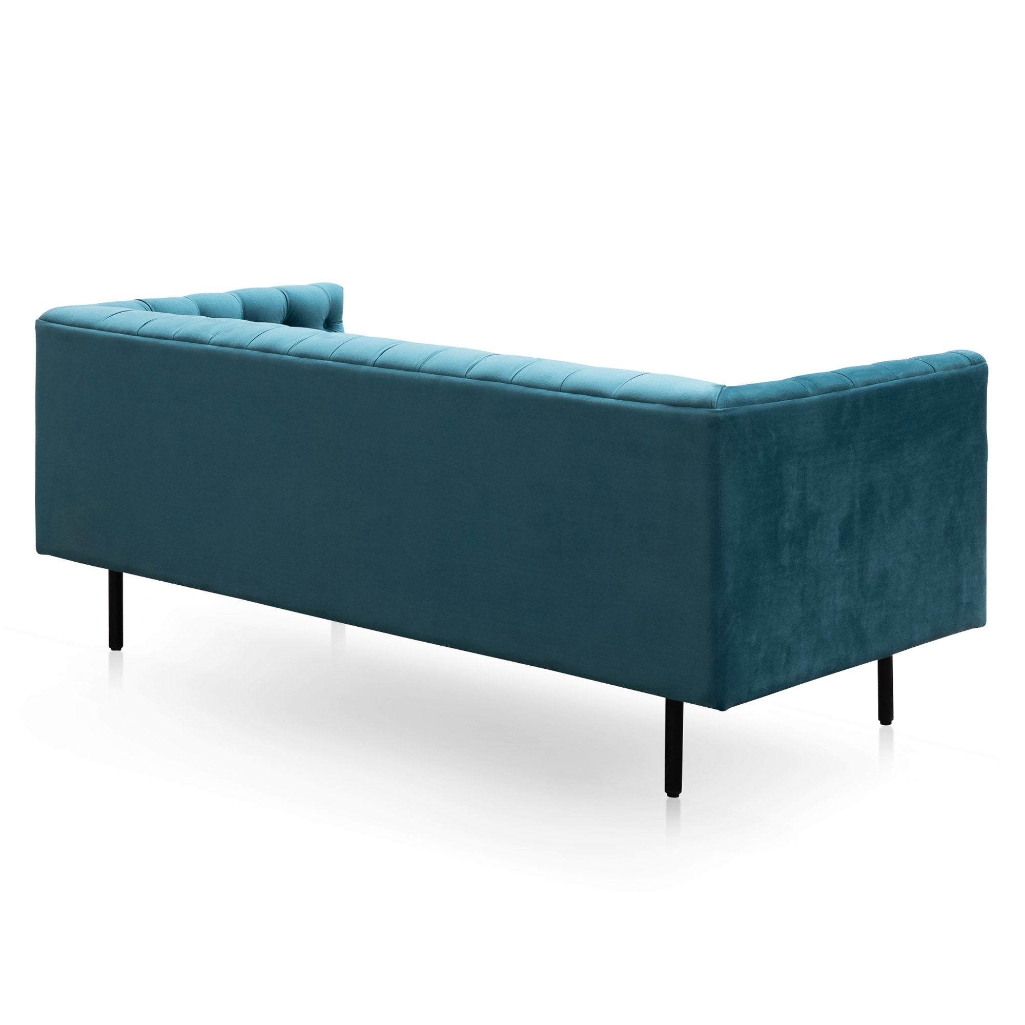 Penelope 3S Velvet Sofa - Turquoise - Sofas