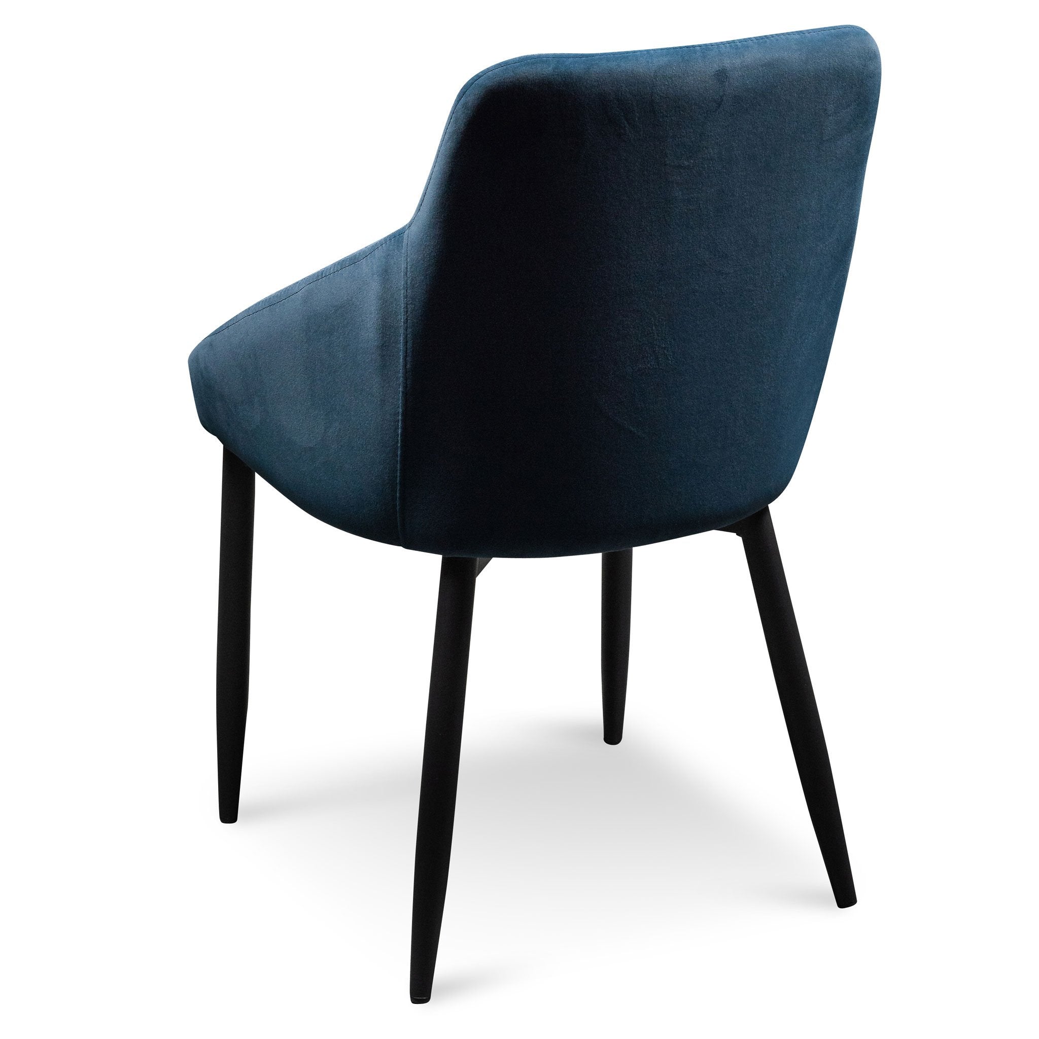 Rome Dining Chair - Navy Blue Velvet - Dining Chairs