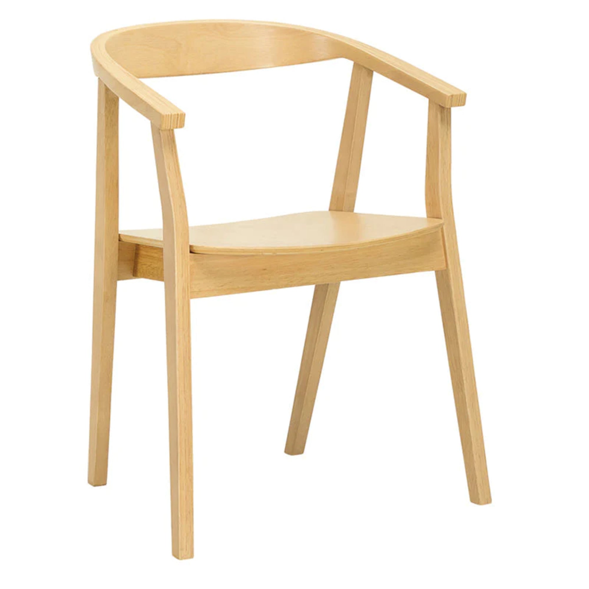 Selma Wooden Dining Chair - Natural - Dining Chairs