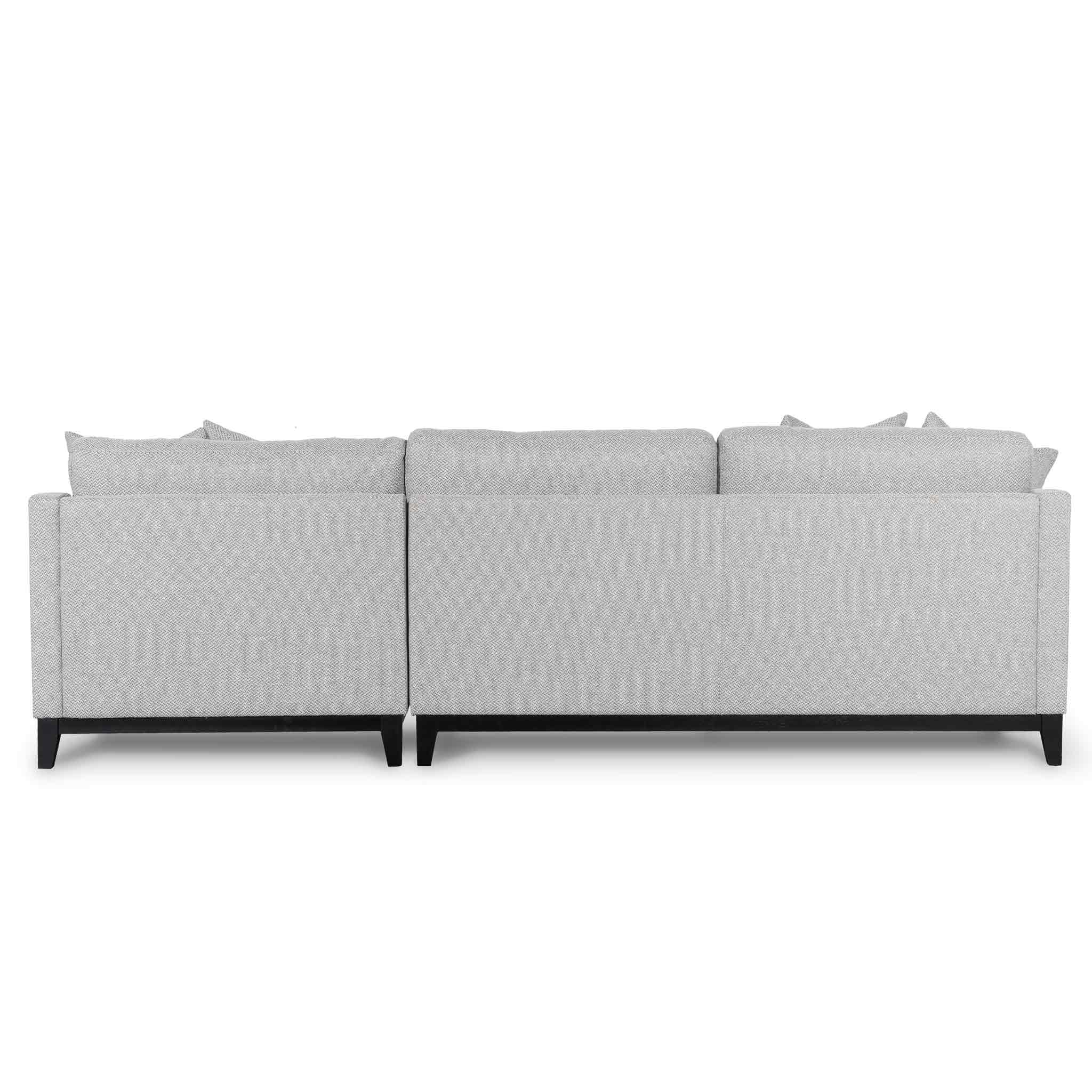 Sofia 3S Right Chaise Sofa - Granite Grey - Sofas