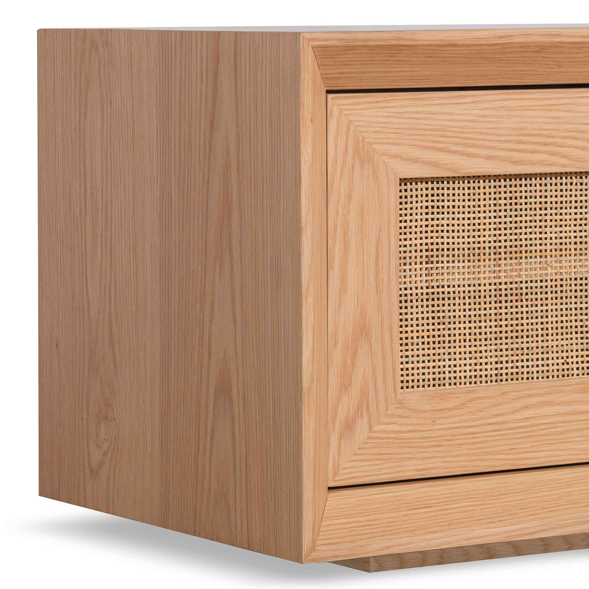 Talia Rattan Doors TV Entertainment Unit - Natural - TV Units