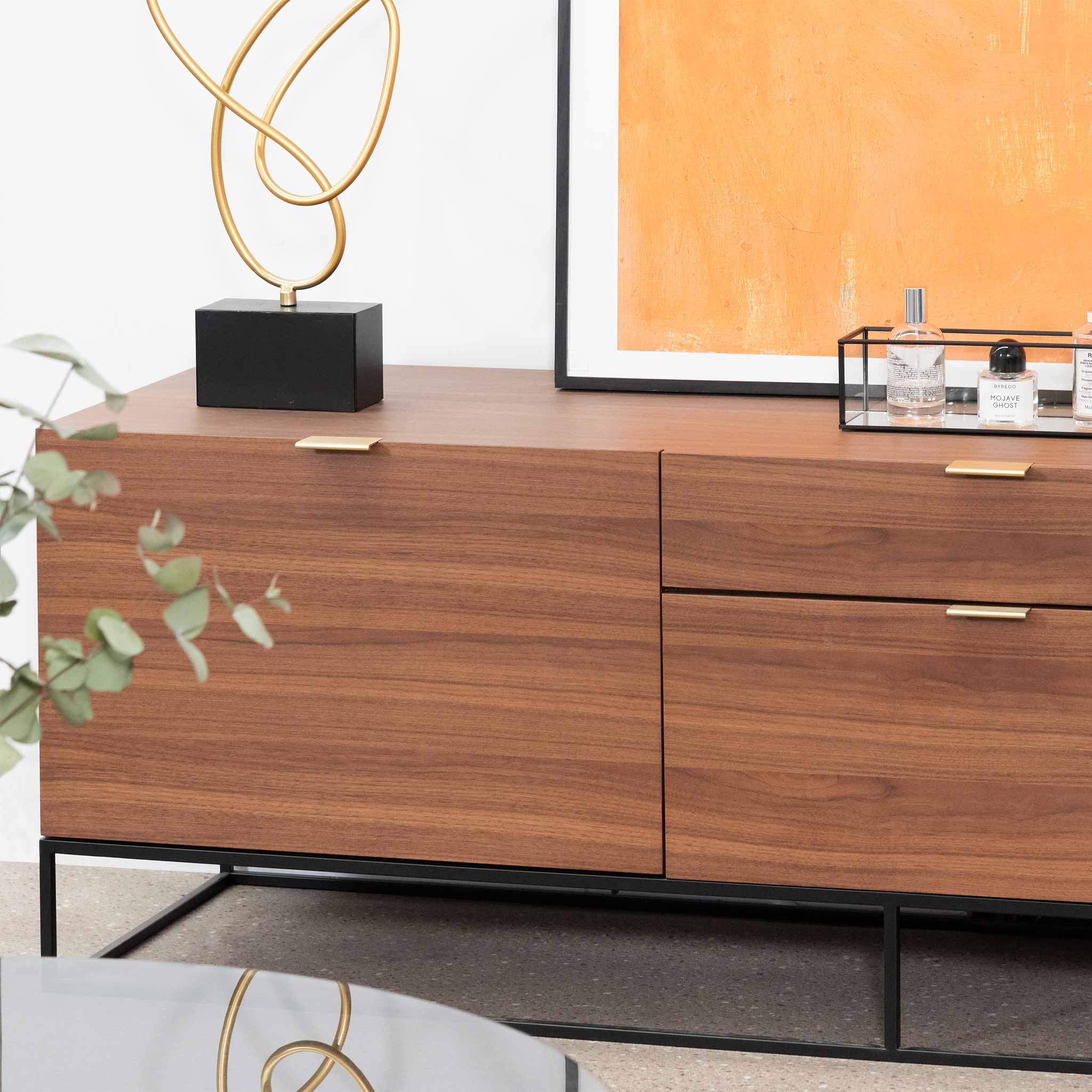 Talia Wooden TV Stand - Walnut - TV Units