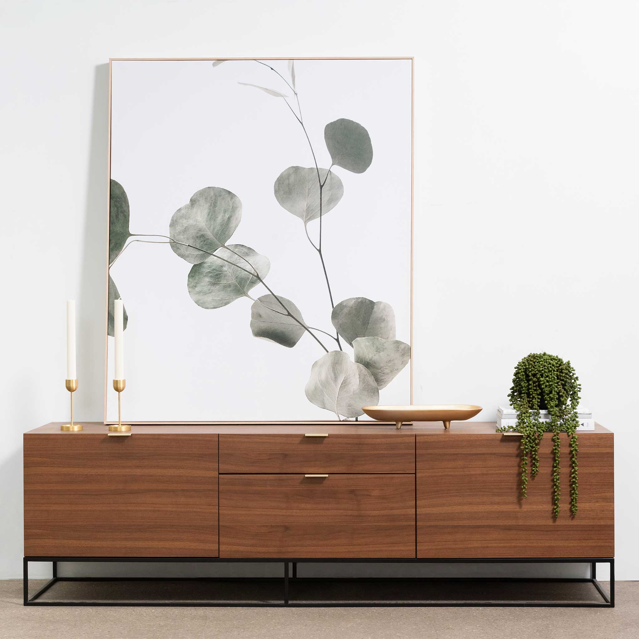 Talia Wooden TV Stand - Walnut - TV Units