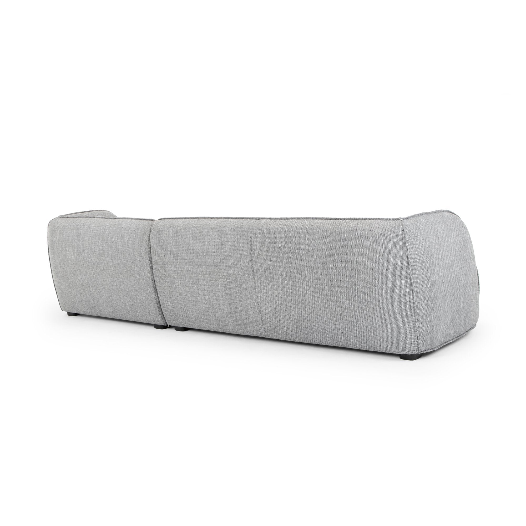 Tyler 3S Right Chaise Sofa - Graphite Grey - Sofas