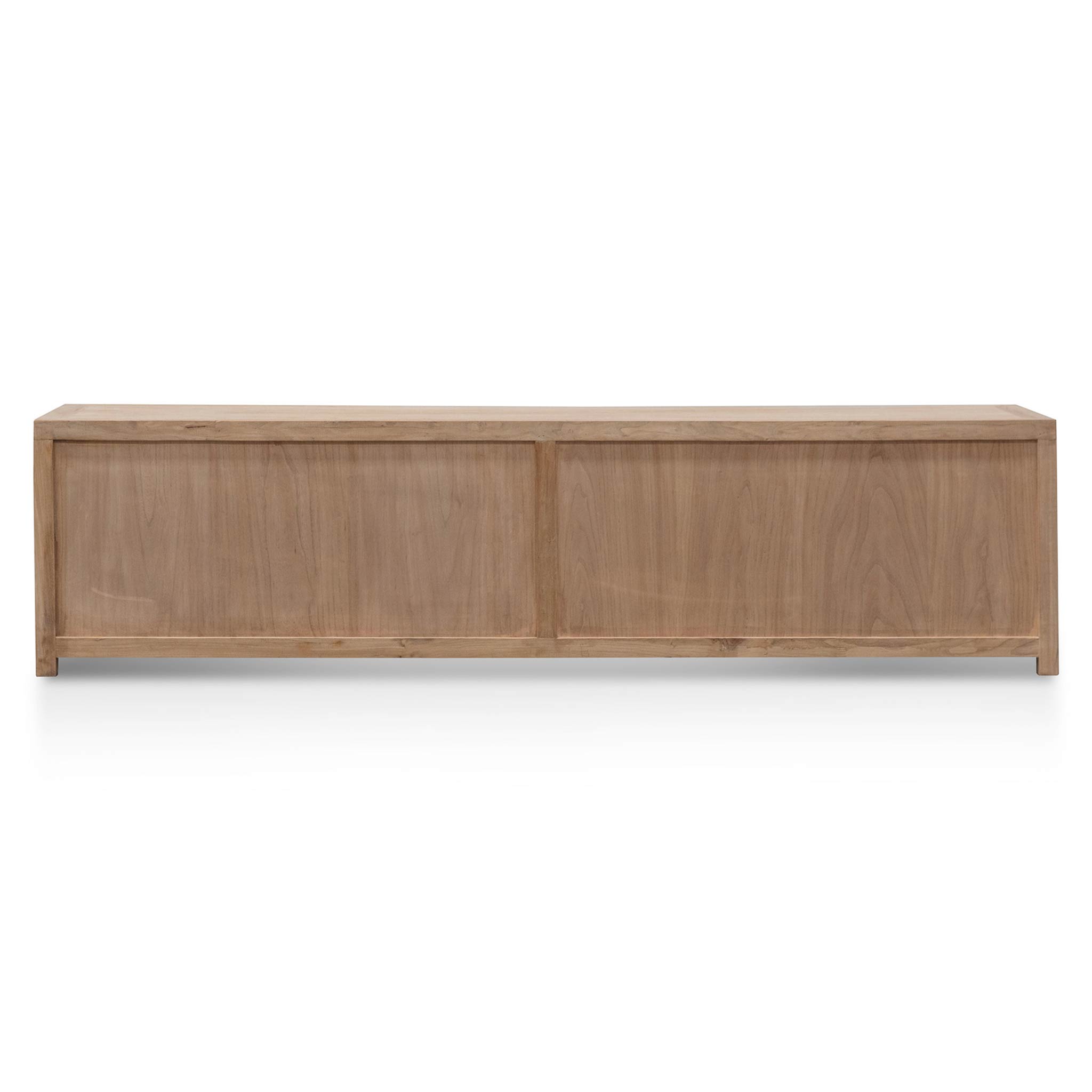 Valencia TV Stand - Natural with Rattan Doors - TV Units