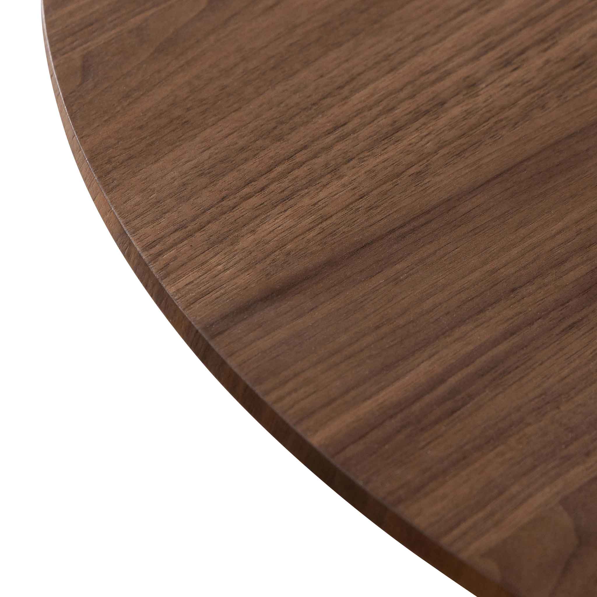 Vics 2.2m Wooden Dining Table - Walnut - Dining Tables