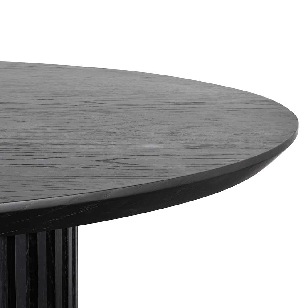 Vics 2.8m Wooden Dining Table - Black - Dining Tables