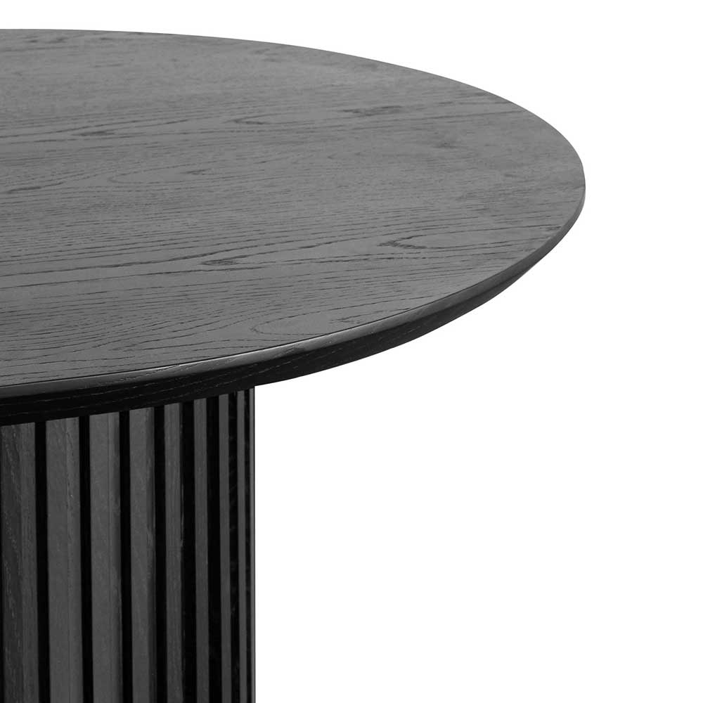 Vics 2.8m Wooden Dining Table - Black - Dining Tables