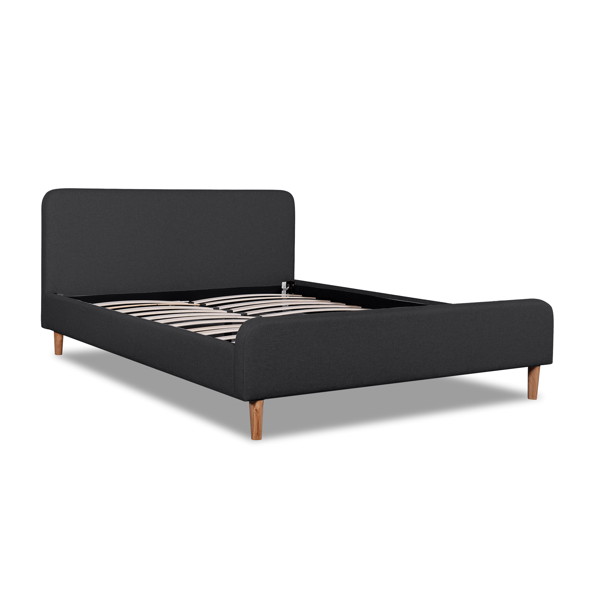 Vinsen King Bed Frame - Black - Beds