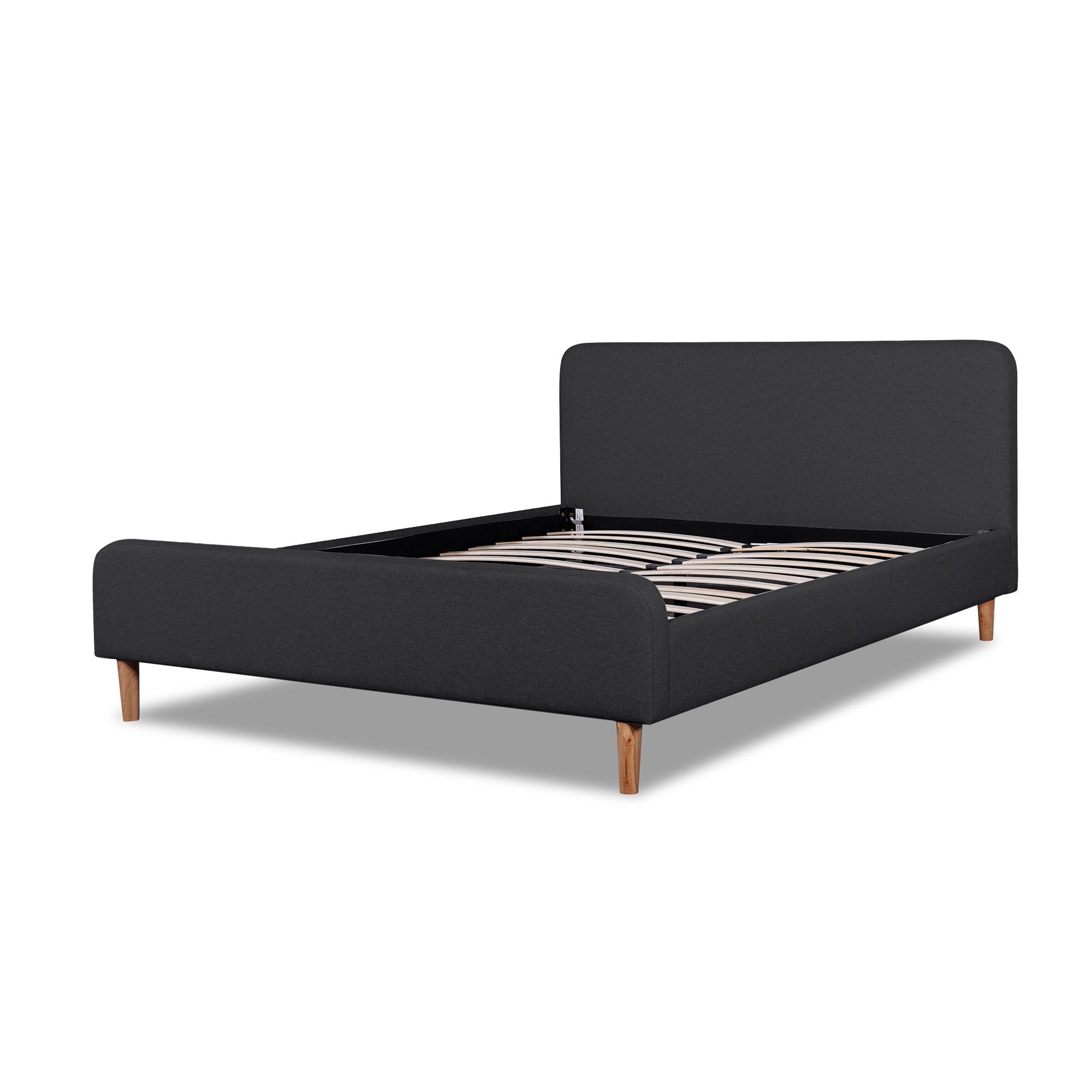 Vinsen King Bed Frame - Black - Beds