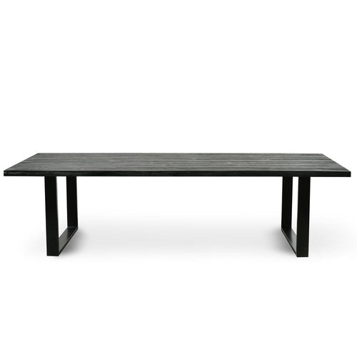 Xander Reclaimed Wood 2 8m Dining Table Black