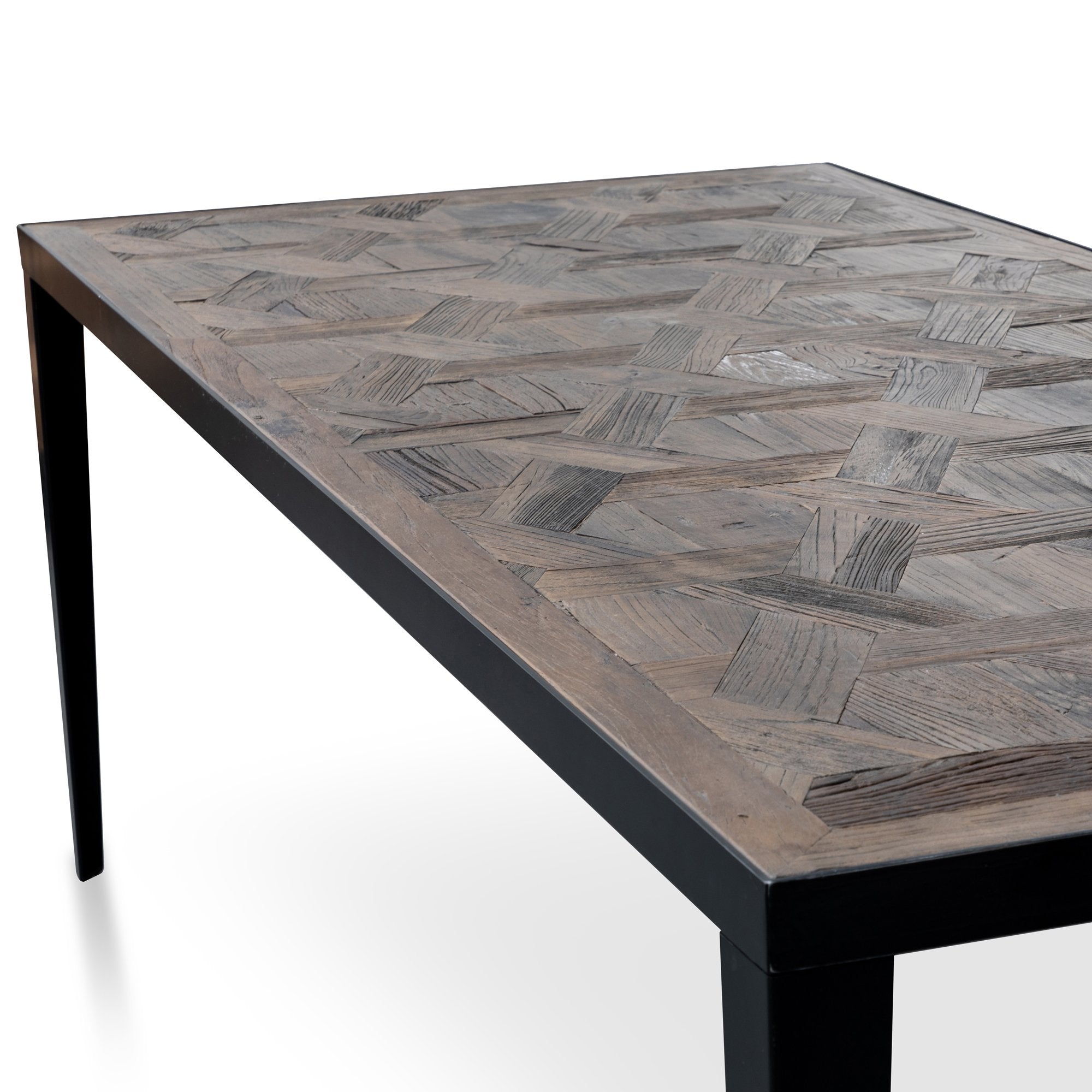 Zaydan Wooden Dining Table - Dark Natural - Dining Tables